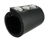 Masters Series Vault Neoprene Ball Stretcher Black Cock Rings
